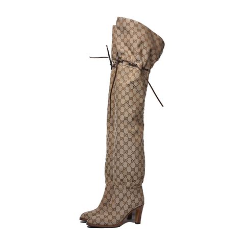 gucci hiking boots replica|gucci monogram thigh high boots.